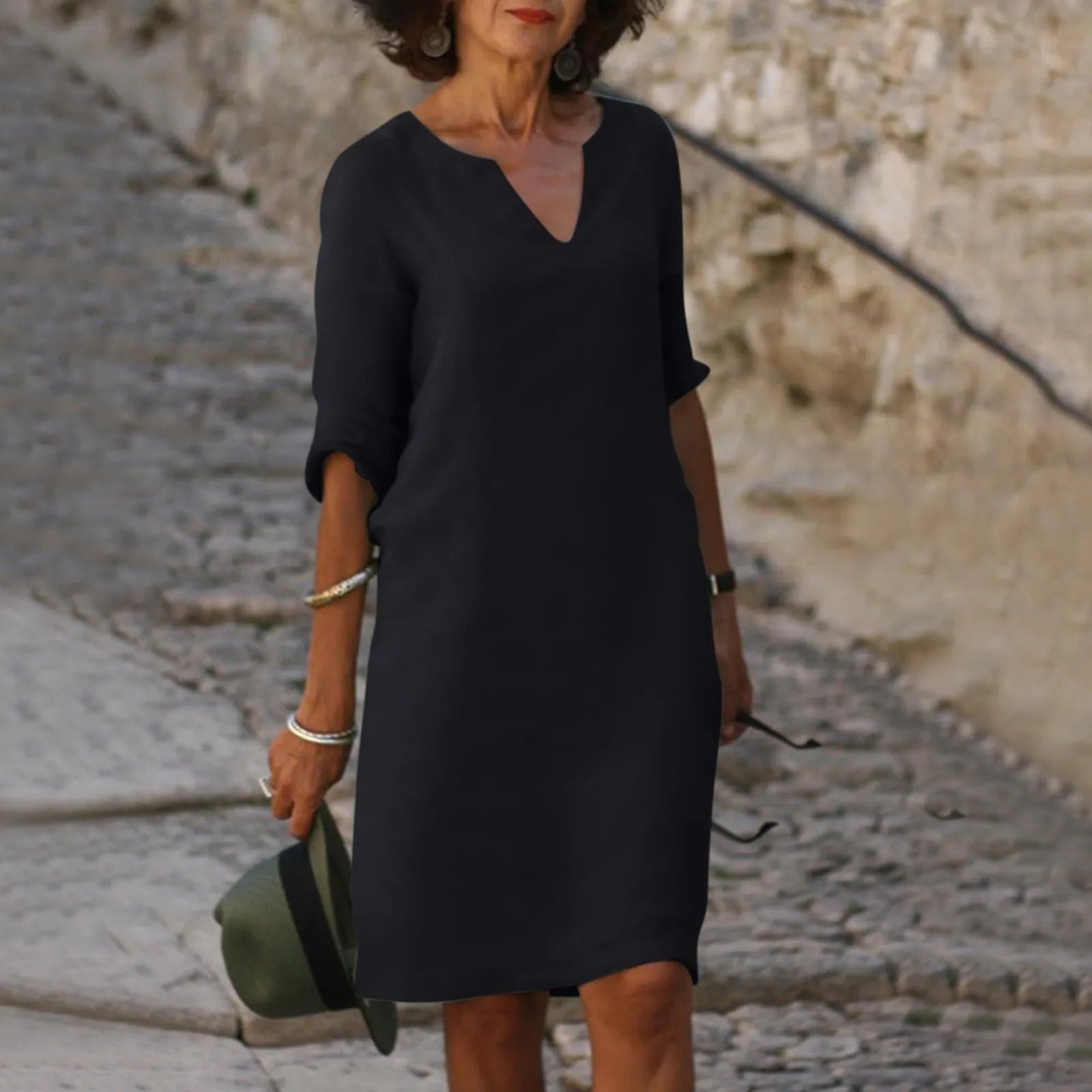 ELENA | Soft-fabric A-line summer dress