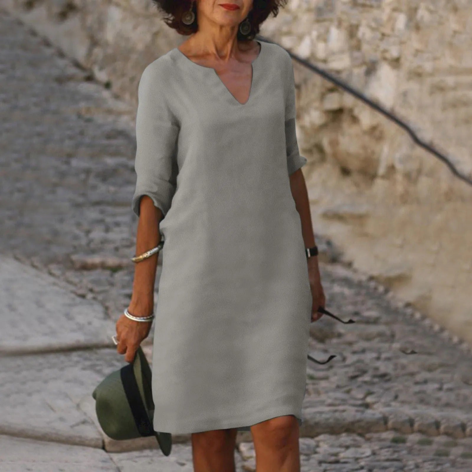 ELENA | Soft-fabric A-line summer dress