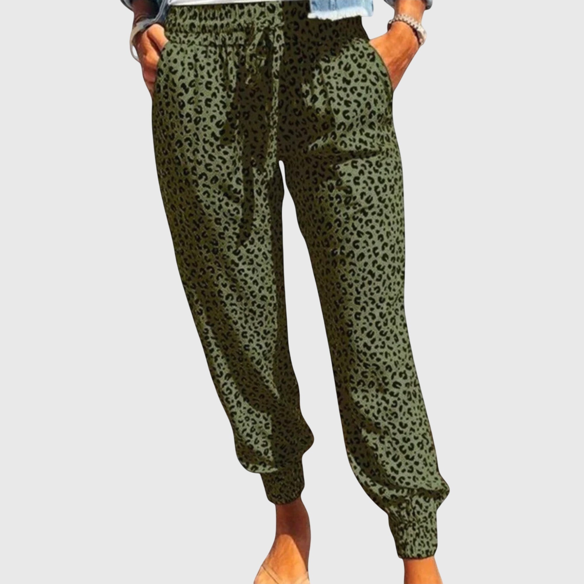 FELI | Wide-leg pants with animal print