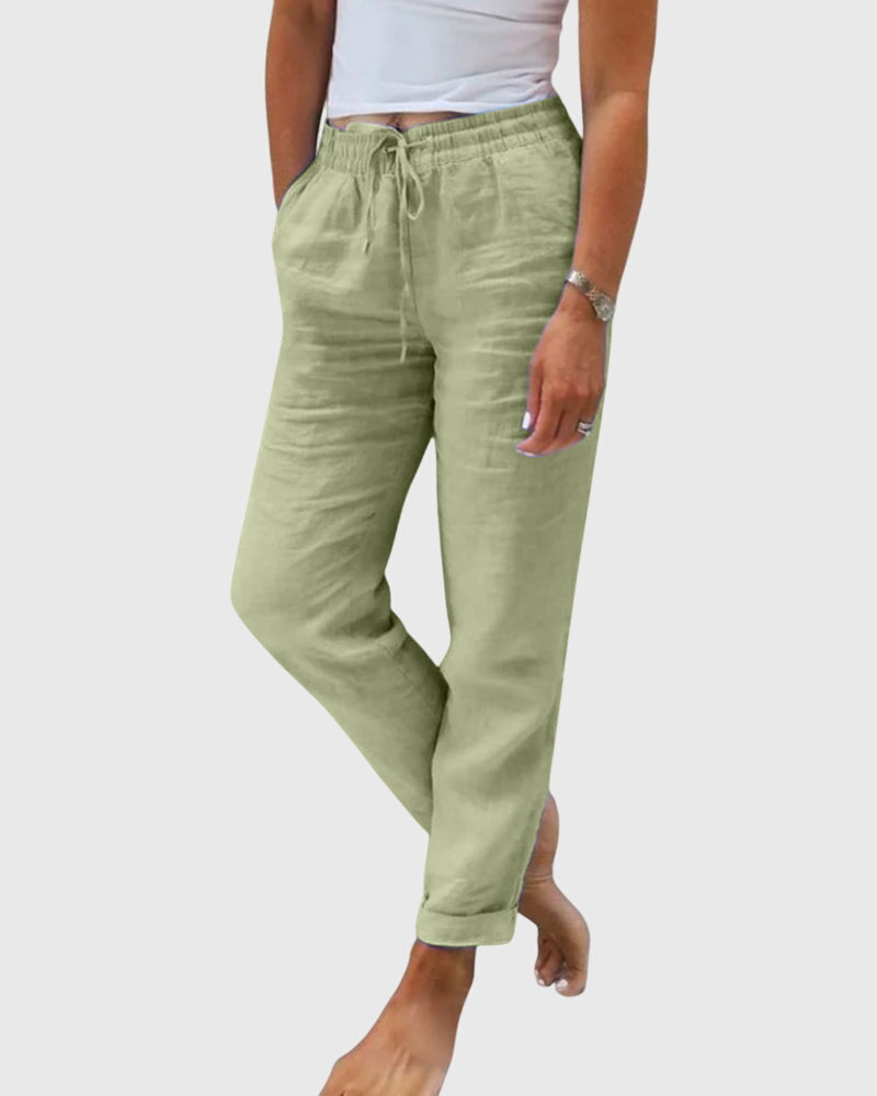 MARGARET | Everyday pants with elastic waistband