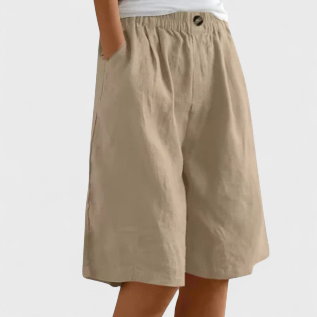 KATY | Soft-touch shorts with relaxed fit