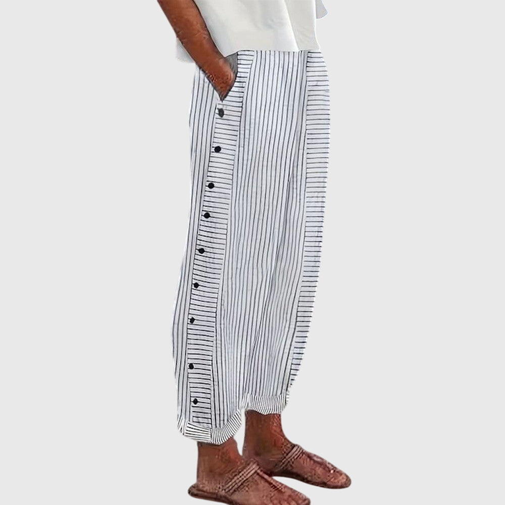 BERTHA | Wide-leg pants with elastic waistband