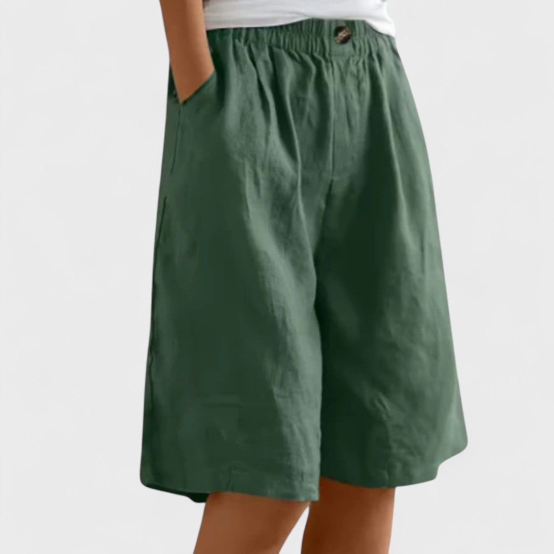 KATY | Soft-touch shorts with relaxed fit