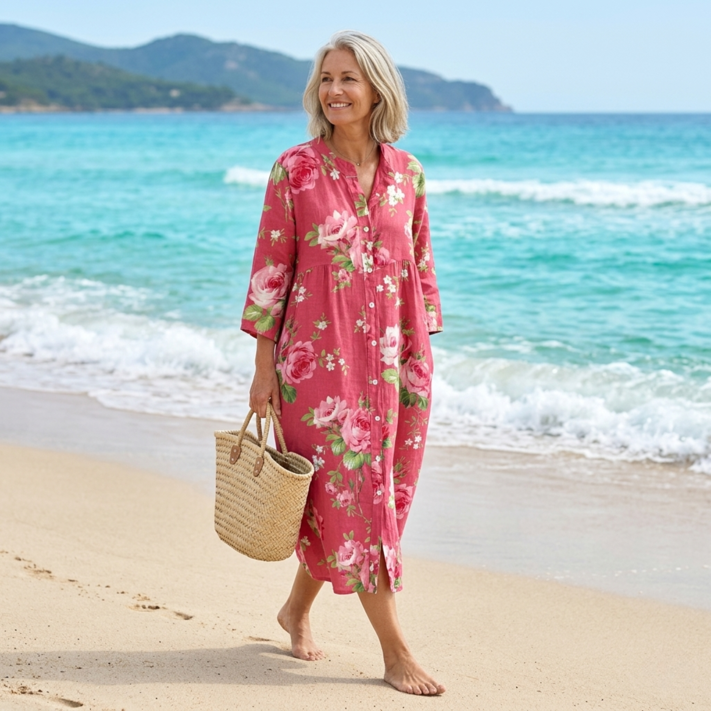 MATHILDE | Floral maxi dress for summer days