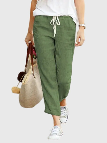 ZANRA | Lounge pants with elastic drawstring waist