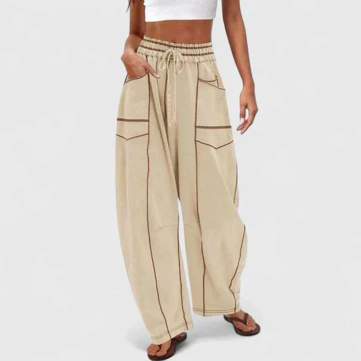 CAMRYNNNE | Relaxed wide-leg pants with easy fit
