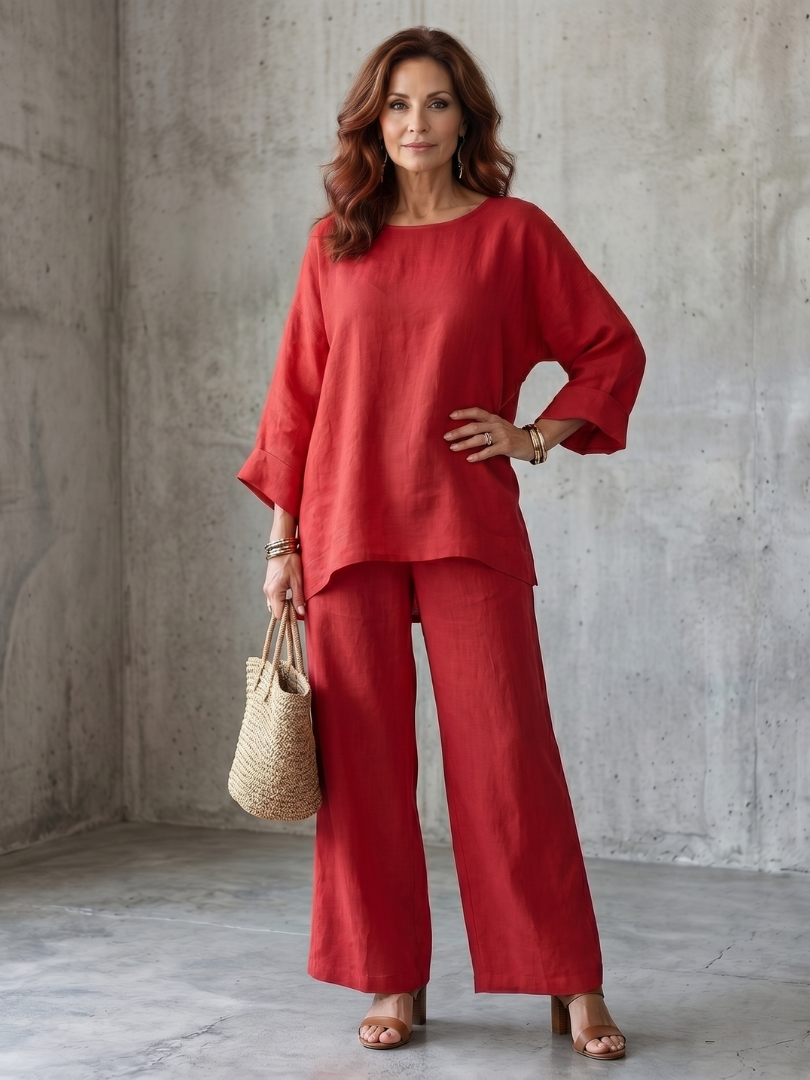 PRUE | Set with wide-leg pants