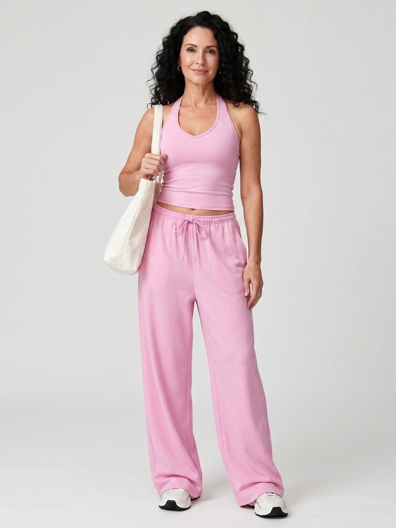 HELENA | Set with wide-leg pants