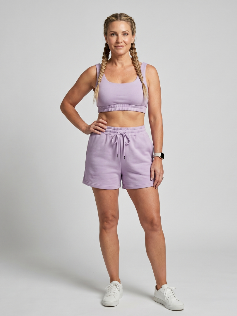 LYSEM | Set with scoop neck crop top