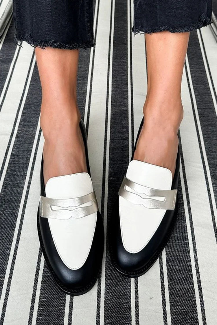 QUINN | Classic loafers with metallic accent