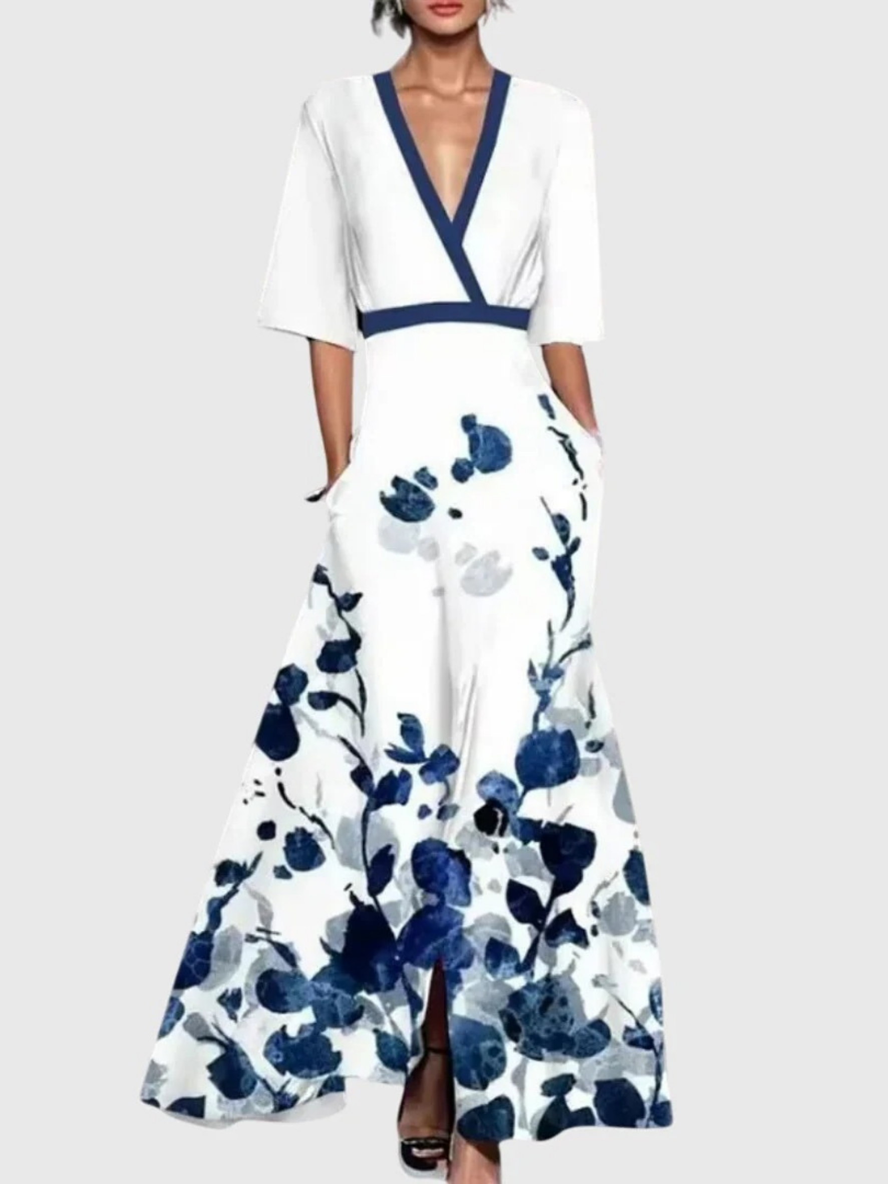 CHRISTELLE | Maxi dress with flowing silhouette