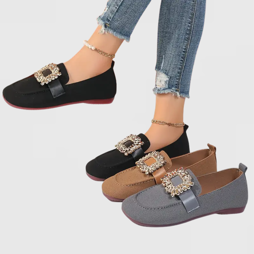 CATALEYRAH | Loafers with smooth structured finish