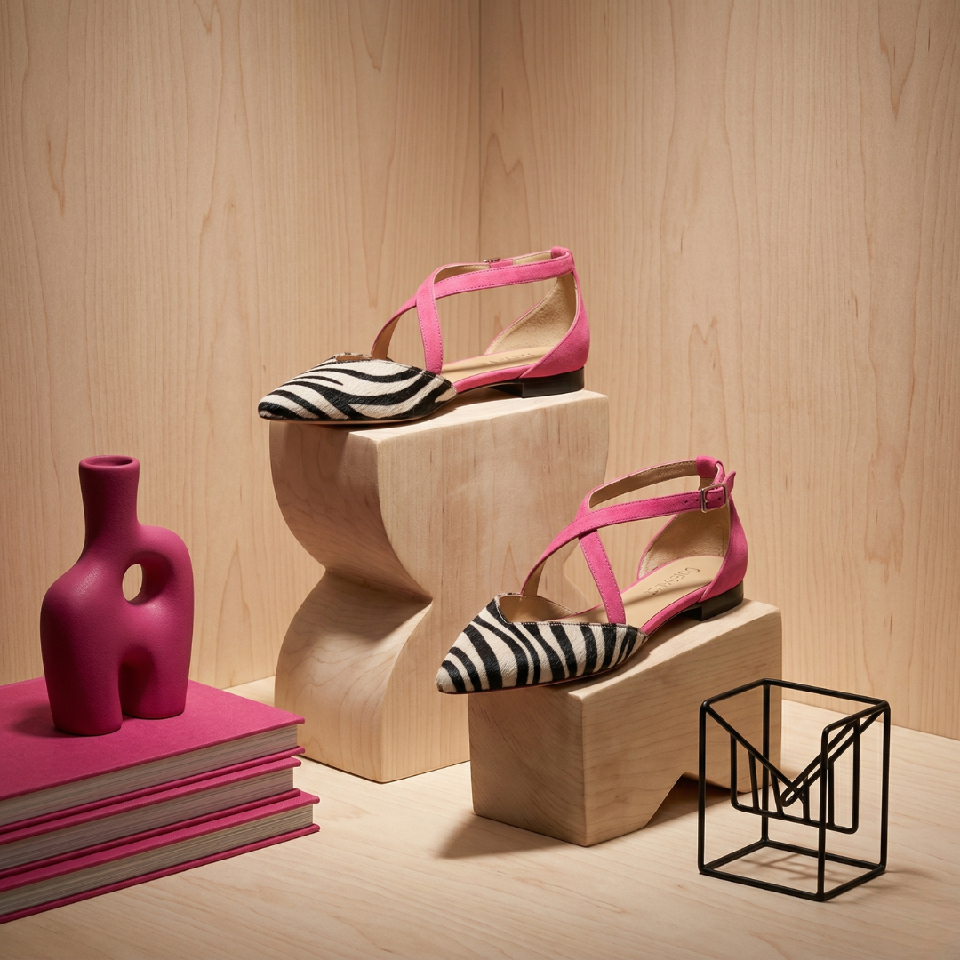 FERN | Ballet flats with crossover straps