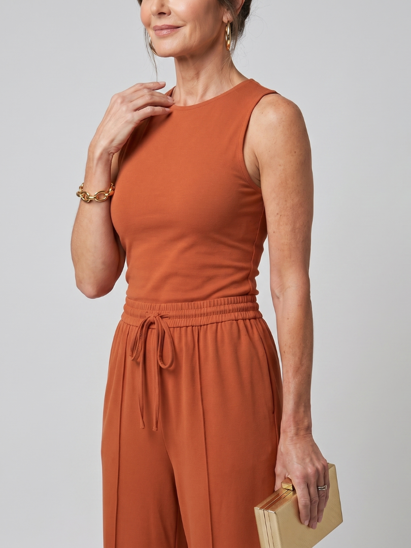 VALENCIA | Set with wide-leg pants