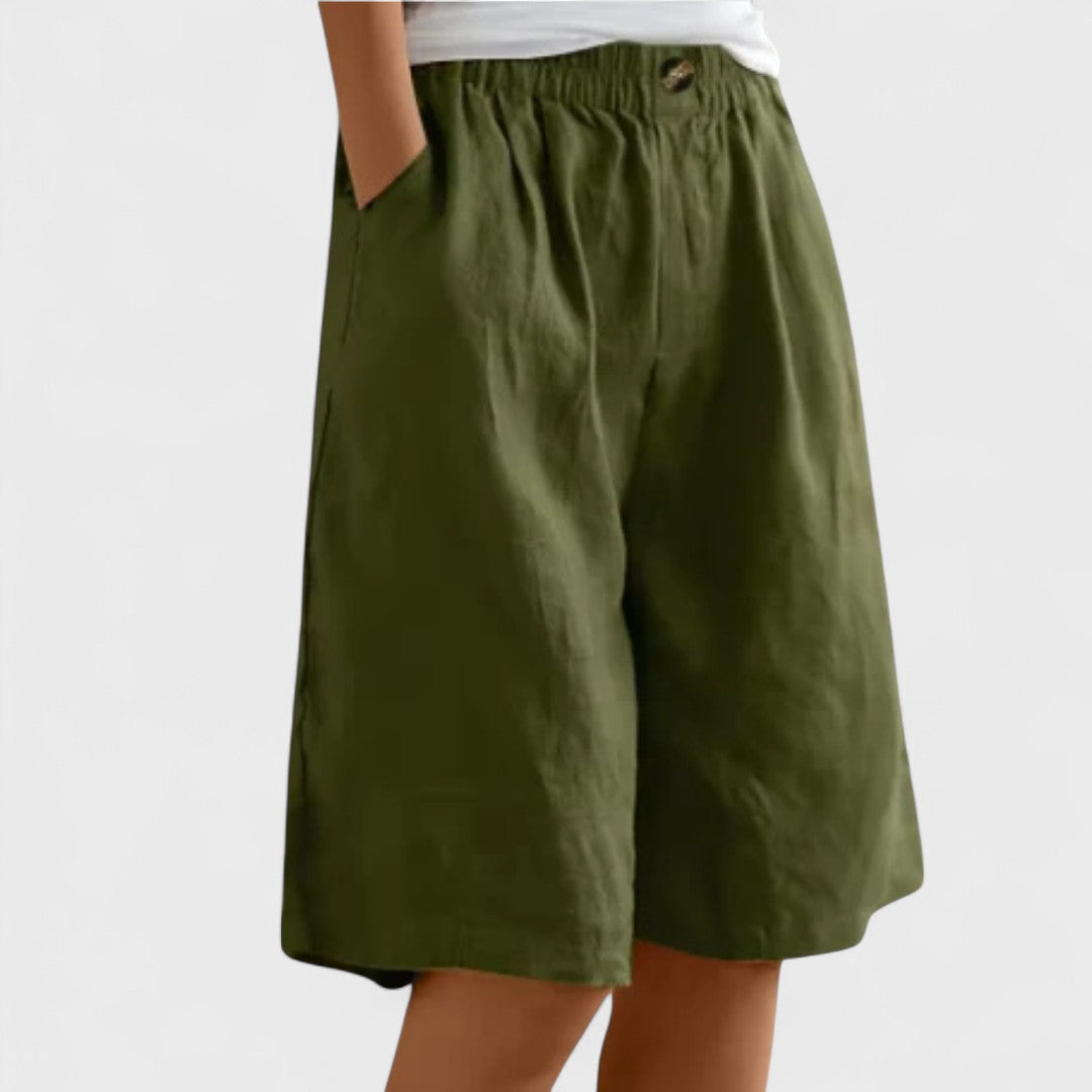 KATY | Soft-touch shorts with relaxed fit