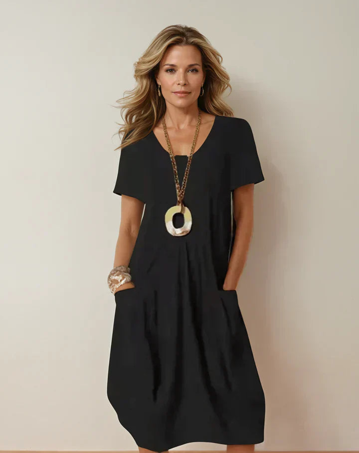 KATHERINE | Soft-touch dress with tummy coverage