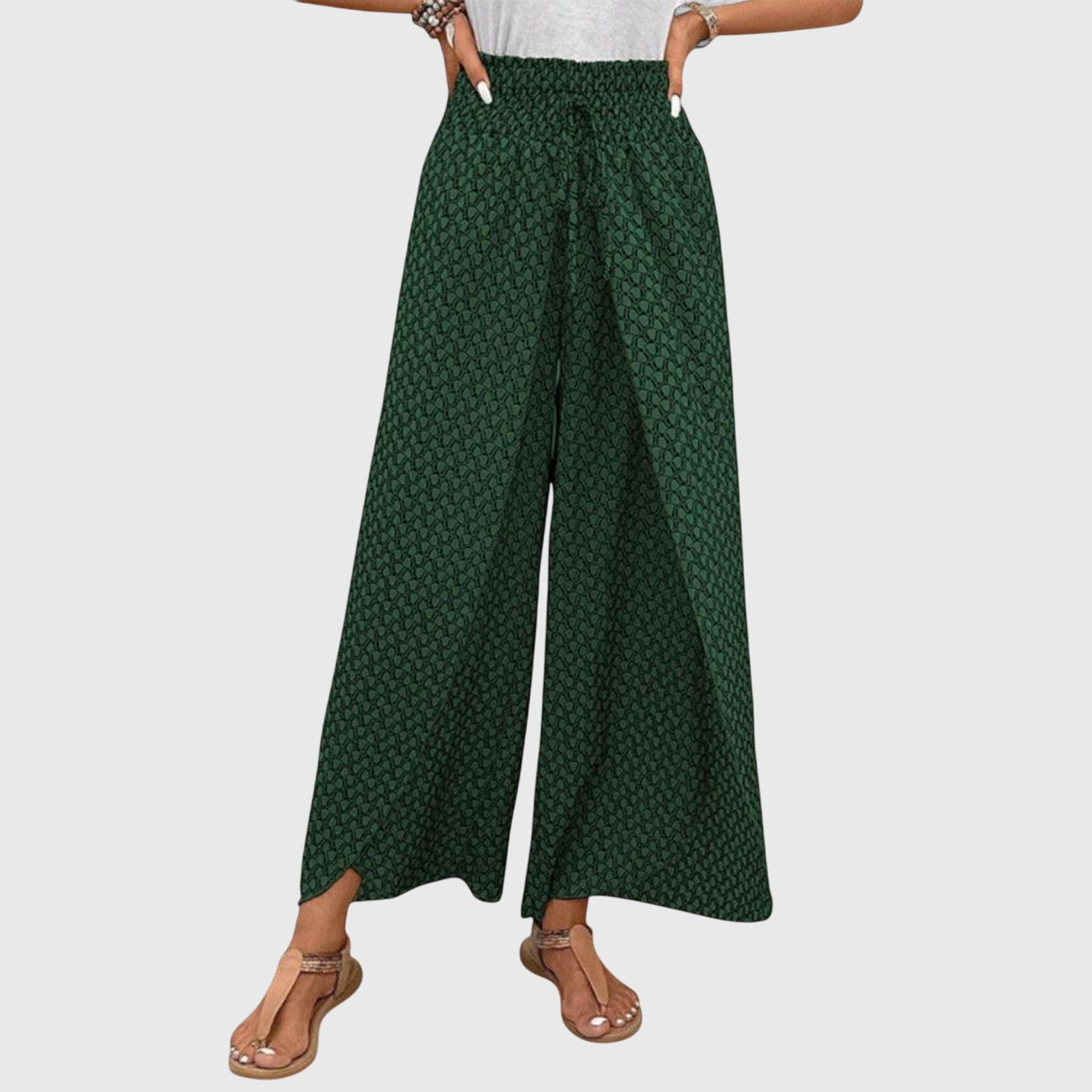 CHIARA | Polished high-waist palazzo pants