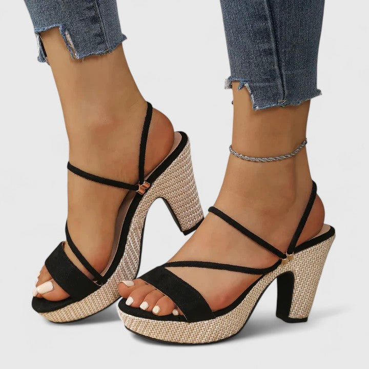 LORIENNA | Strappy heels for evening and special occasions