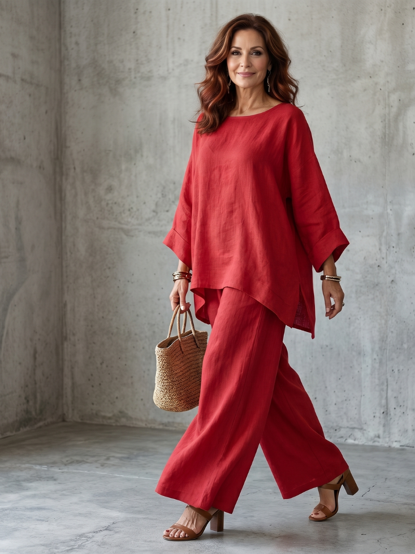 PRUE | Set with wide-leg pants