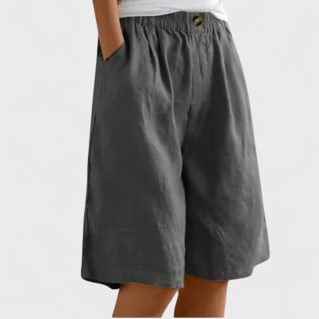 KATY | Soft-touch shorts with relaxed fit