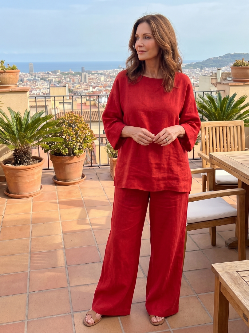 PRUE | Set with wide-leg pants