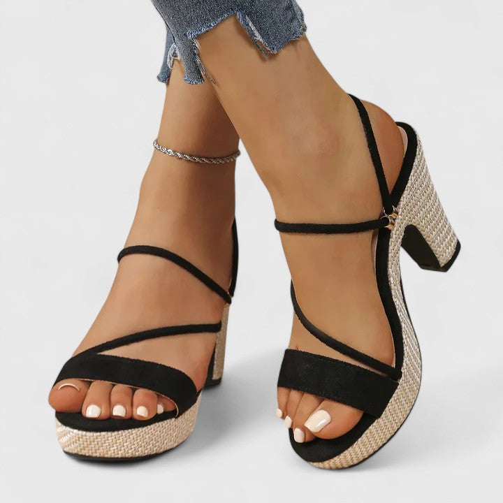 LORIENNA | Strappy heels for evening and special occasions