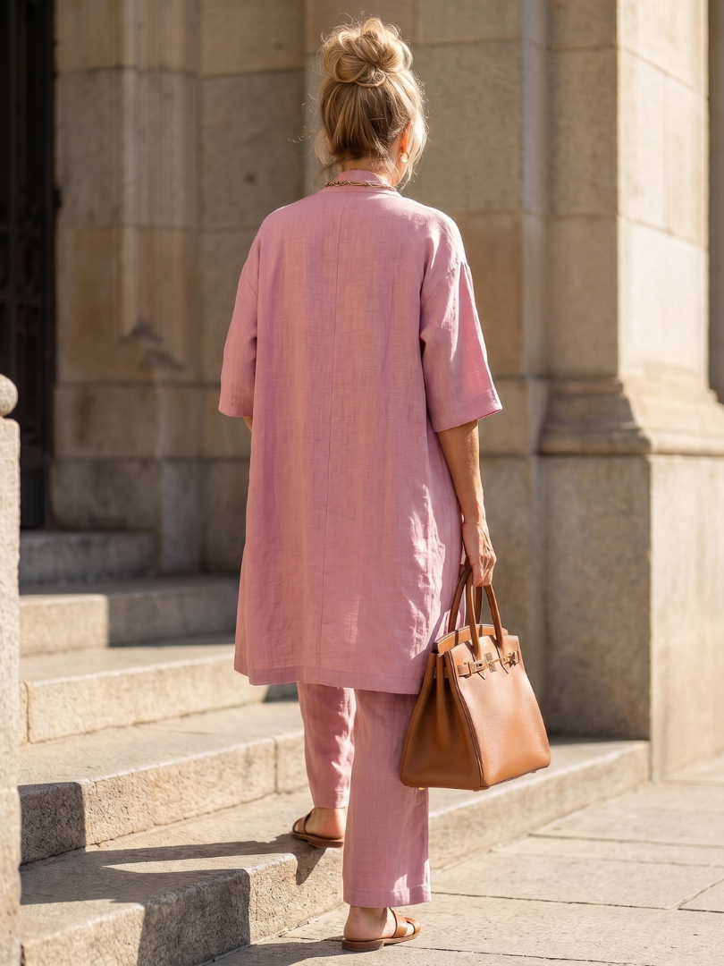 YAEL | Three-piece set with wide-leg pants