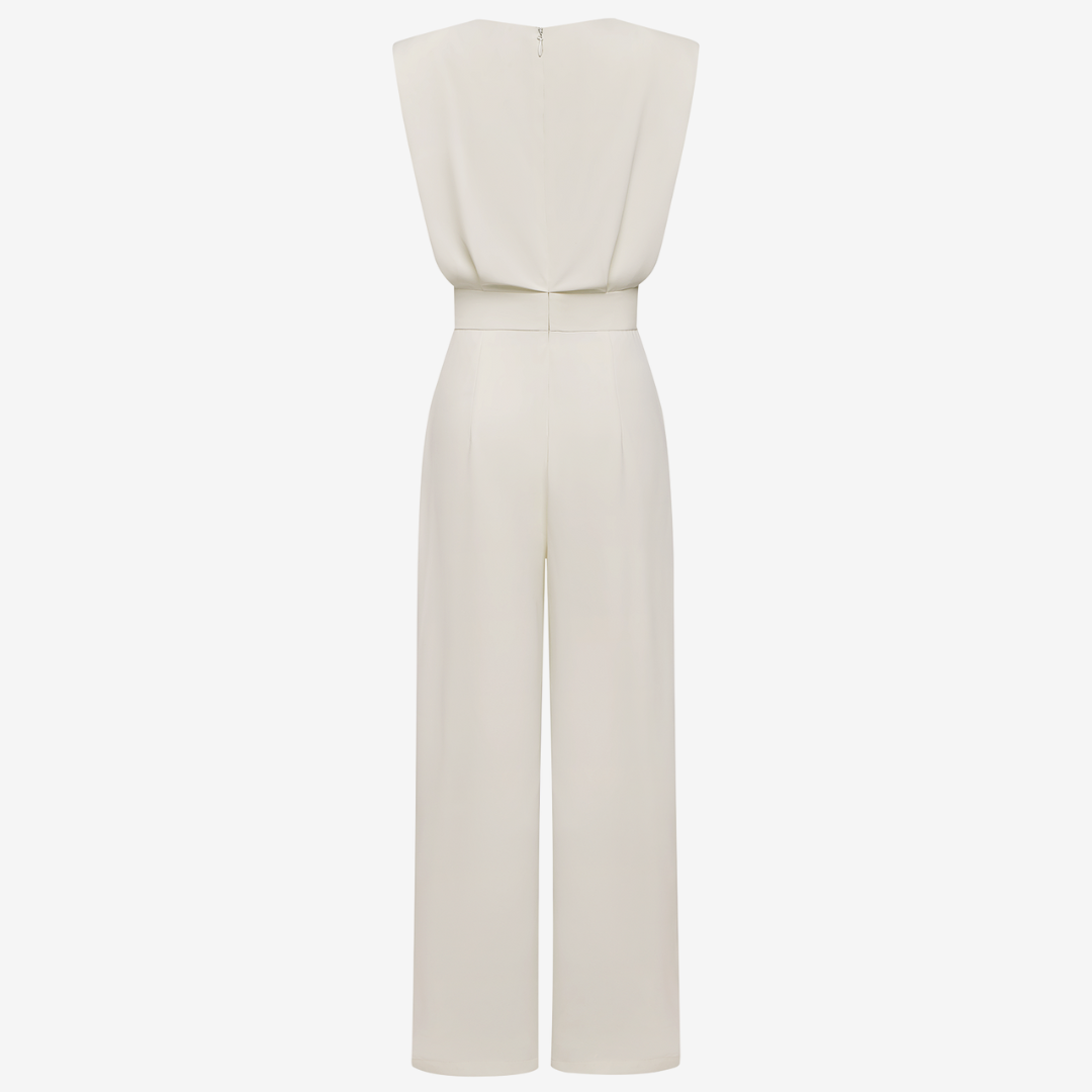 ARIIA | Sleeveless jumpsuit with defined waist