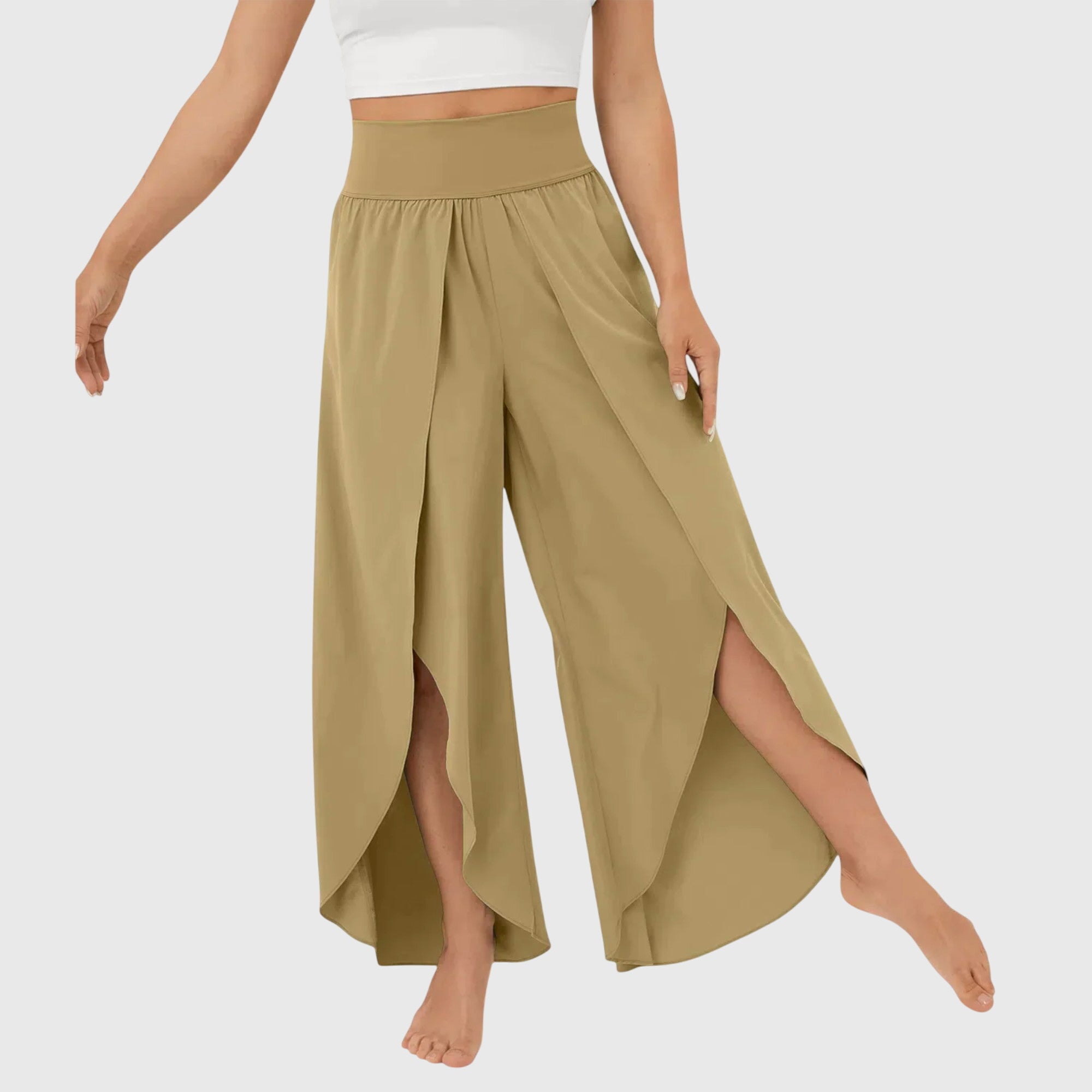 SKYLAR | Relaxed wide-leg pants with built-in shorts