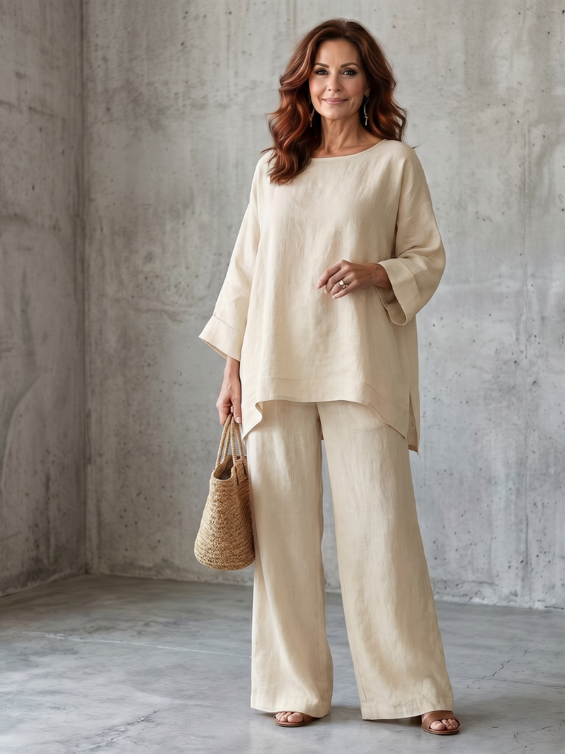 PRUE | Set with wide-leg pants