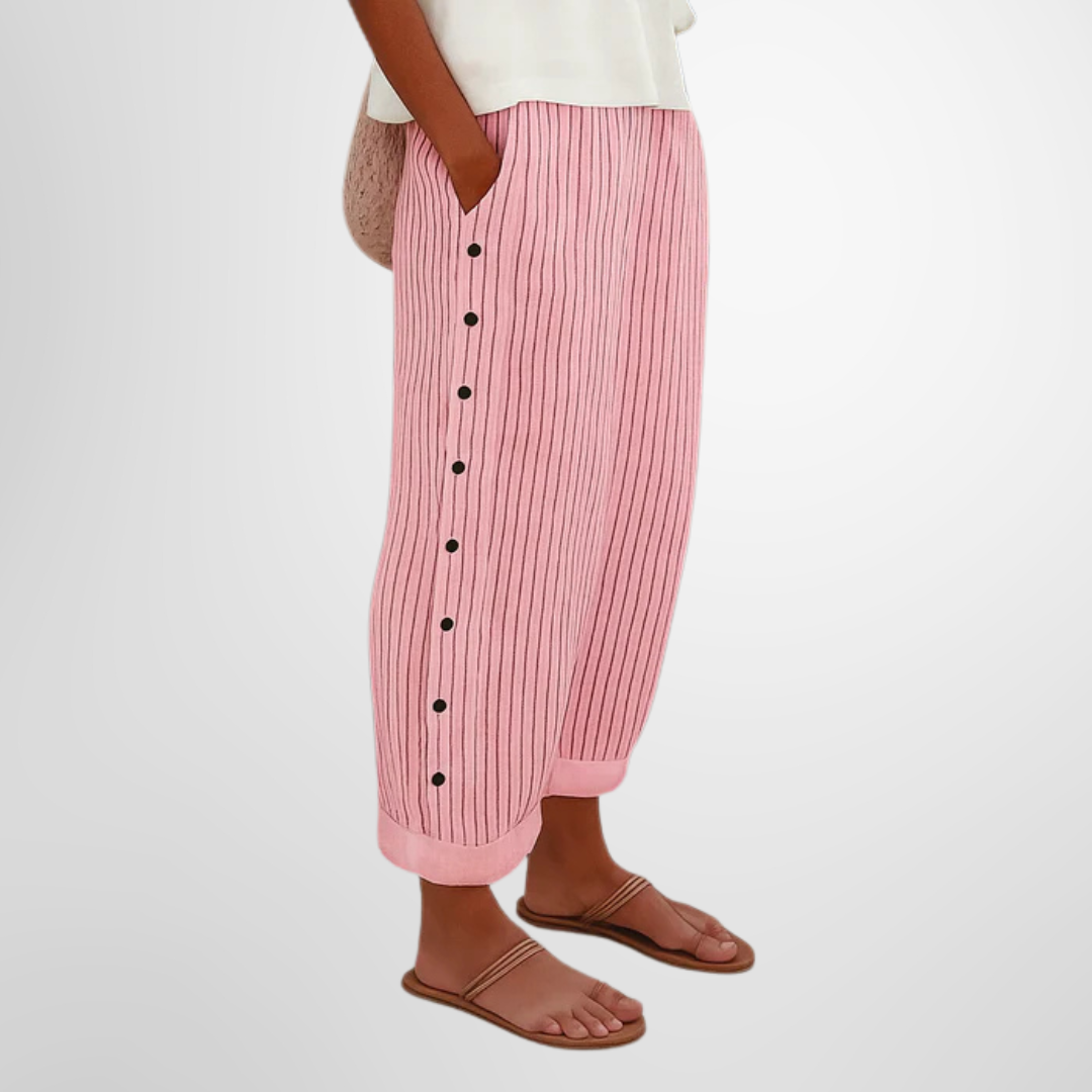 BERTHA | Wide-leg pants with elastic waistband