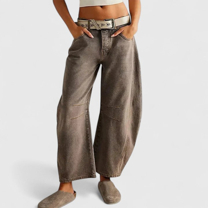 RAIN | Wide-leg pants with relaxed fit