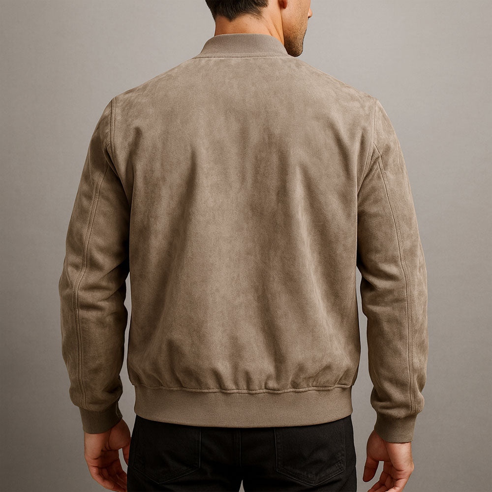 Logan – Suede Bomber Jacket – Urban Classic Design