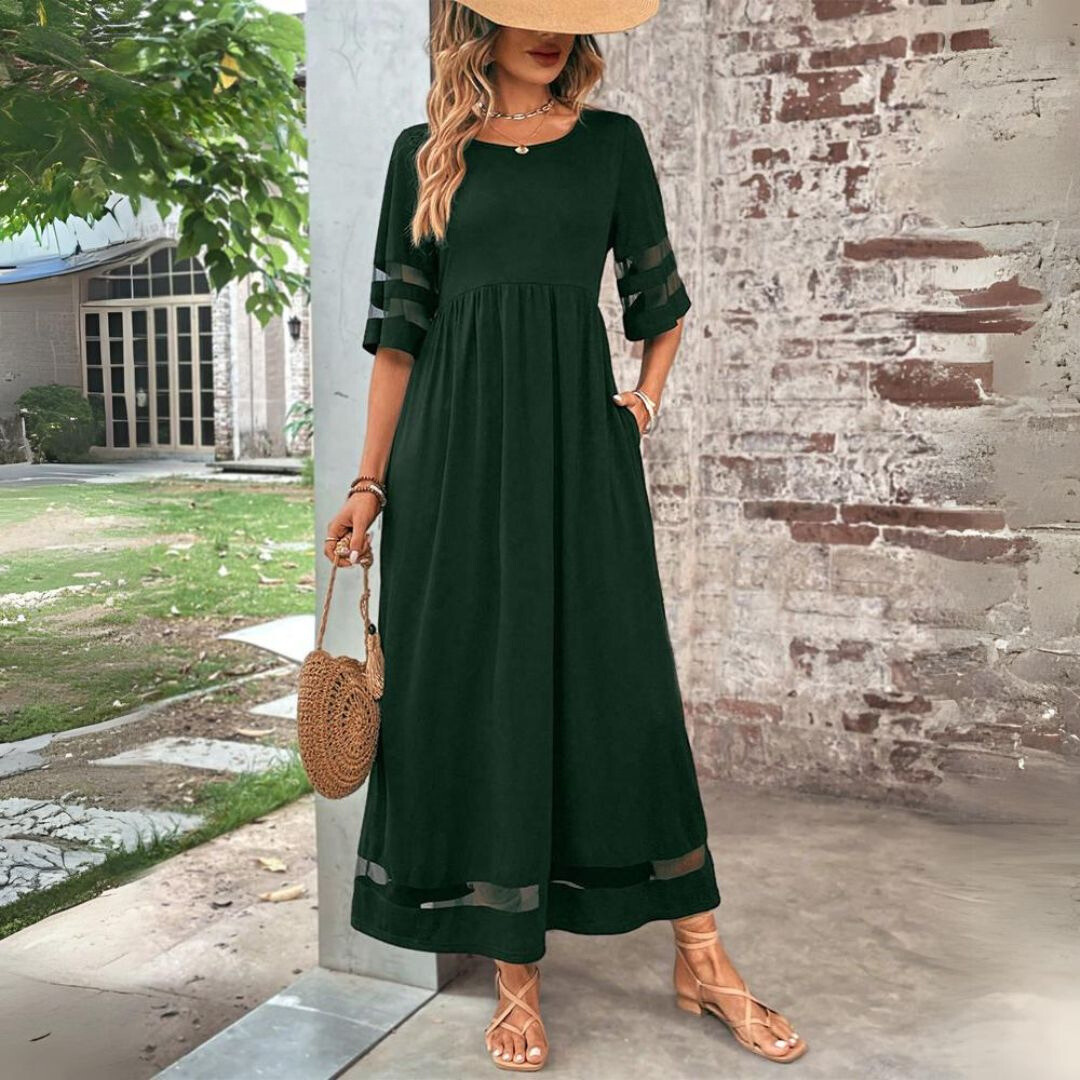 ADELINE | Layered dress with tummy coverage
