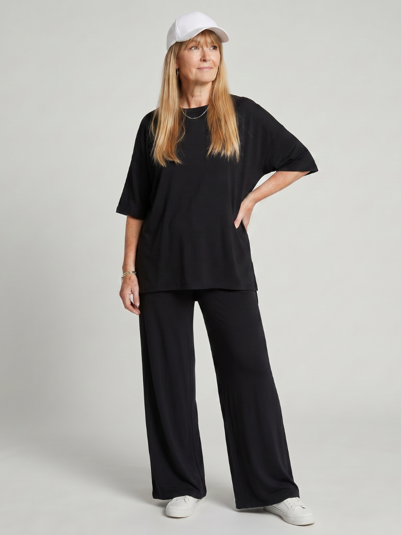 RAMSE | Set with wide-leg pants