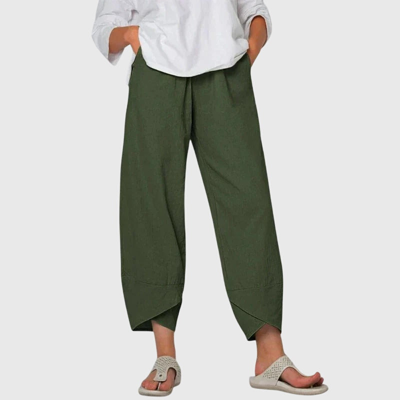 LEONA | Wide-leg pants with relaxed fit