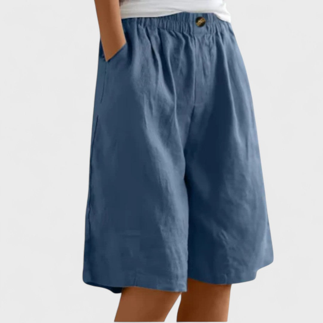 KATY | Soft-touch shorts with relaxed fit