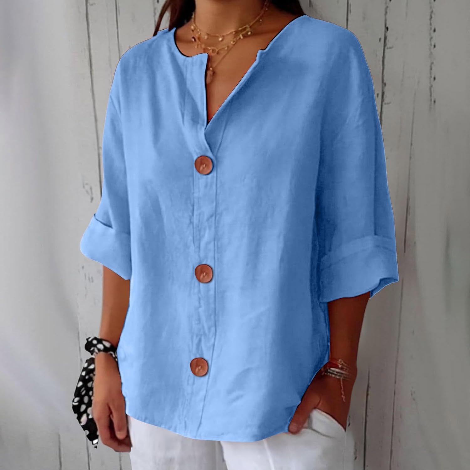 CLARA | Blouse with relaxed casual fit