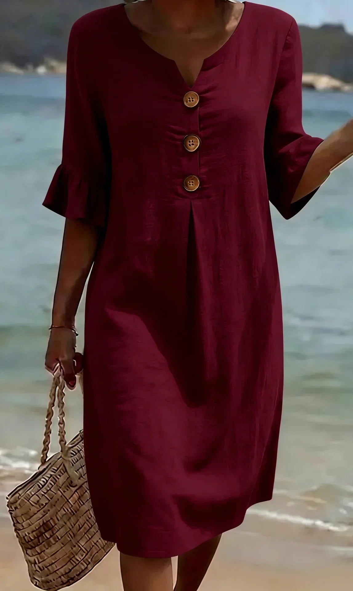 RADMILA | Long sleeve dress for summer days