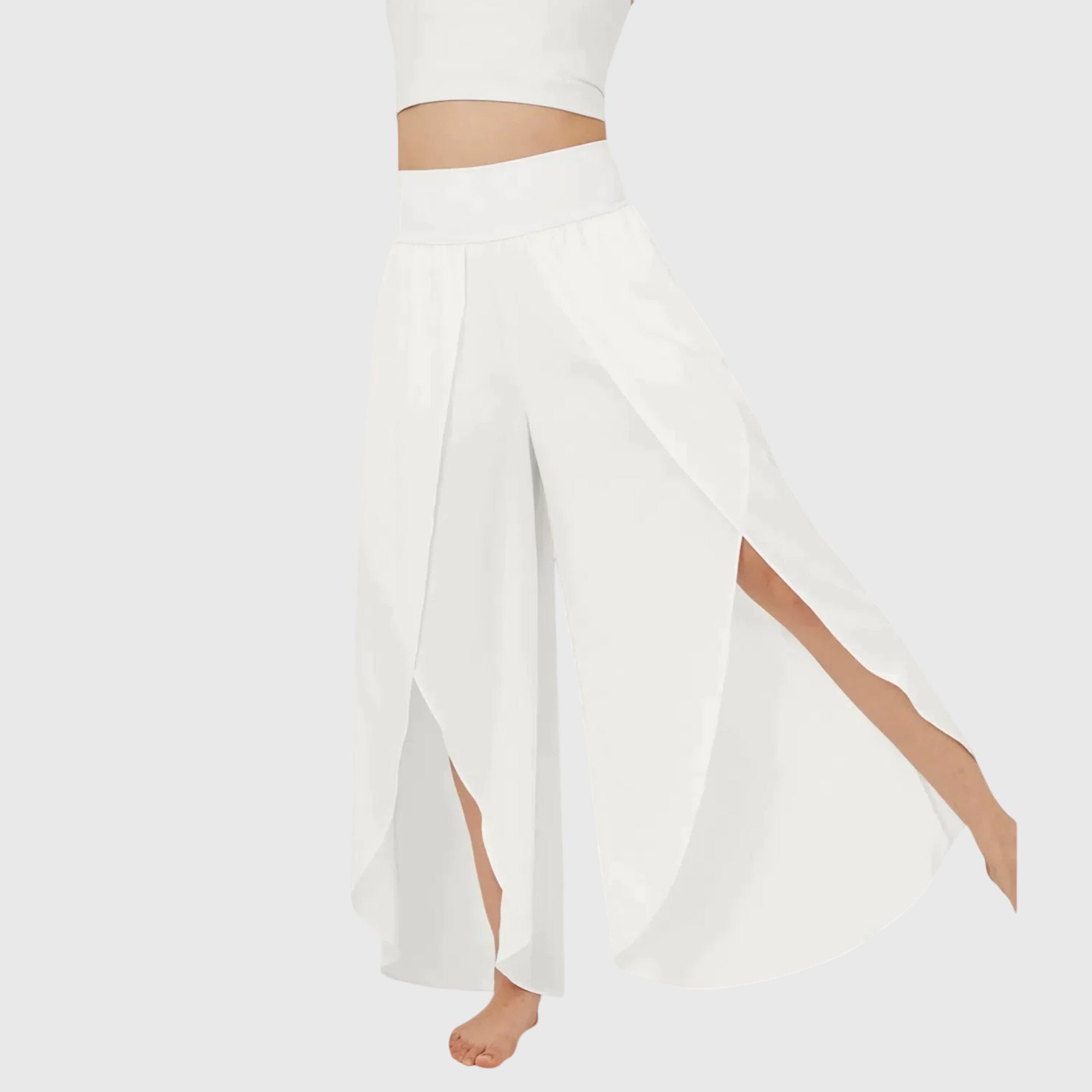 SKYLAR | Relaxed wide-leg pants with built-in shorts