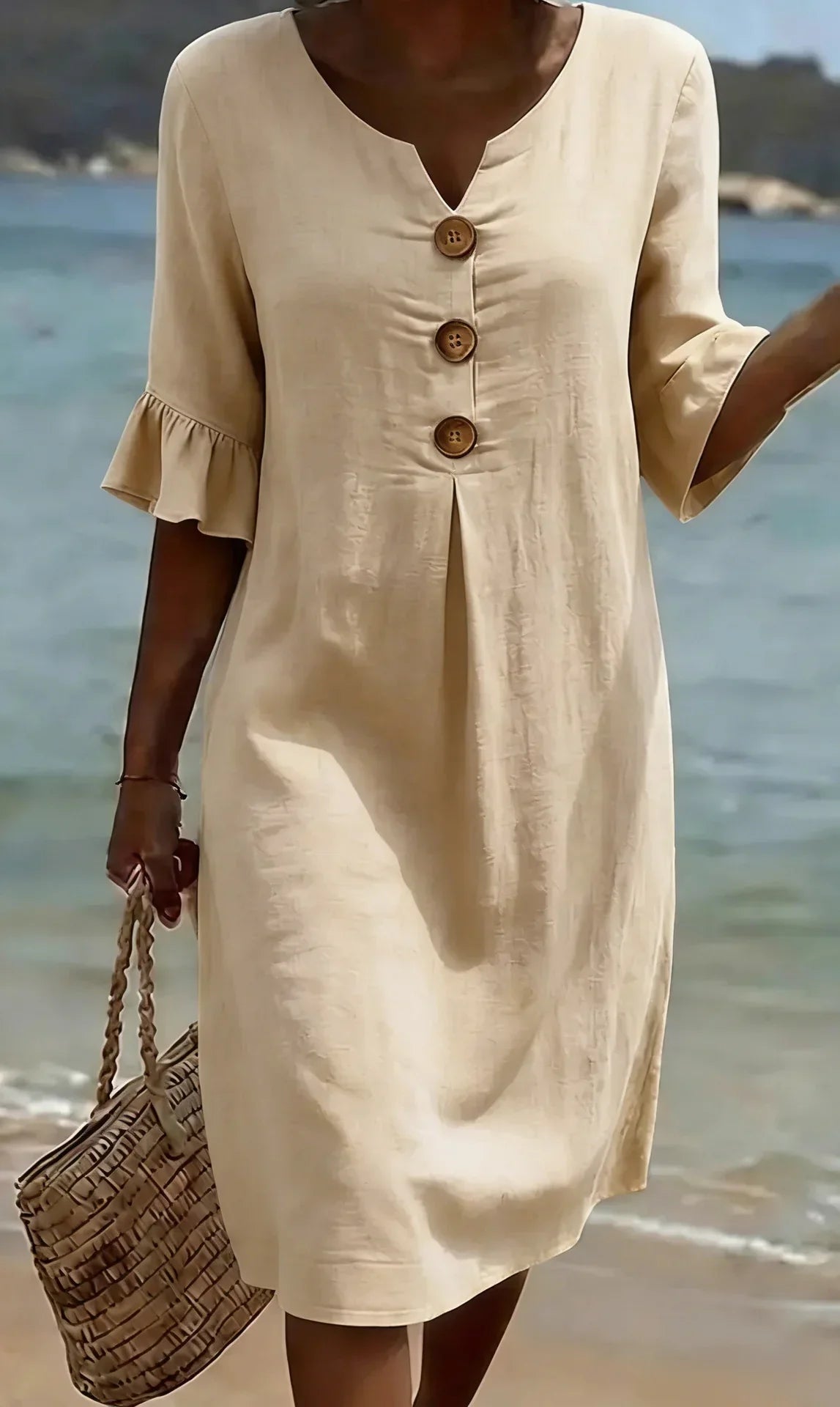 RADMILA | Long sleeve dress for summer days
