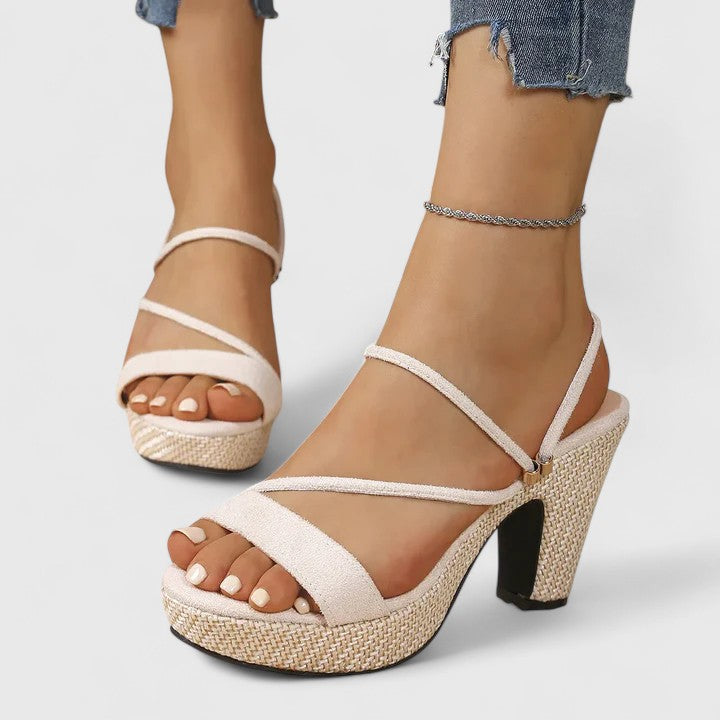LORIENNA | Strappy heels for evening and special occasions