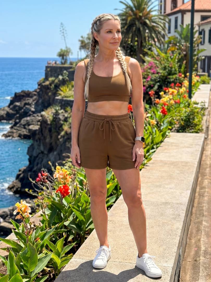 LYSEM | Set with scoop neck crop top