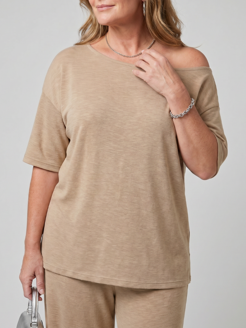 ELARIM | Set with wide-leg pants