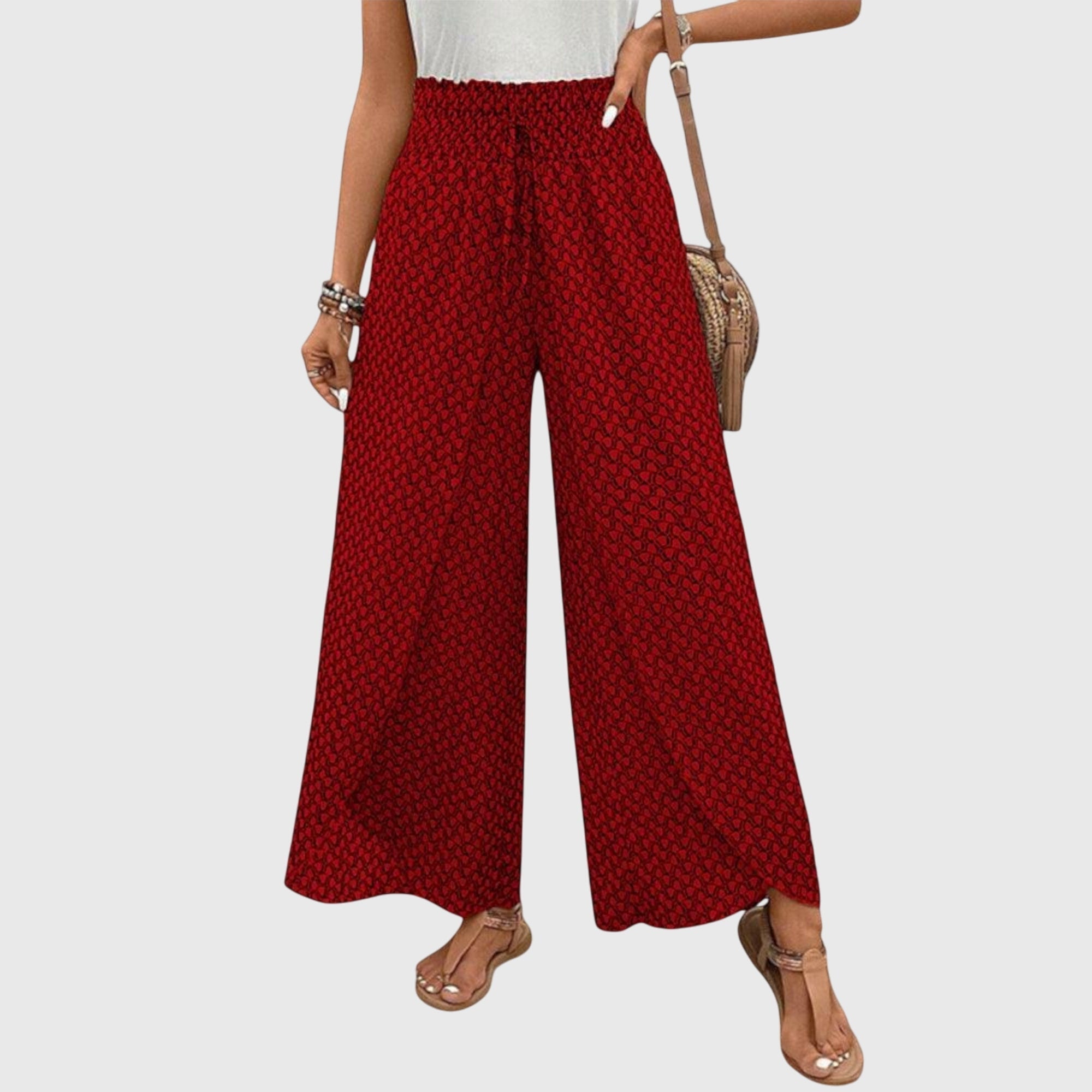 CHIARA | Polished high-waist palazzo pants
