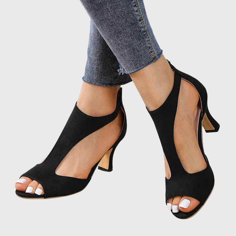 DELFINA | Soft-touch heels with supportive footbed