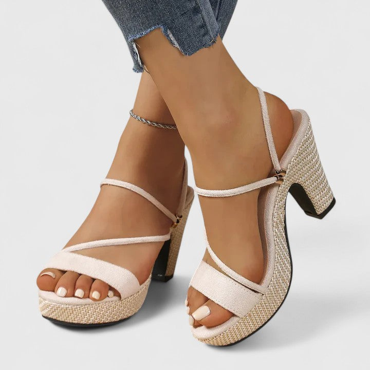 LORIENNA | Strappy heels for evening and special occasions
