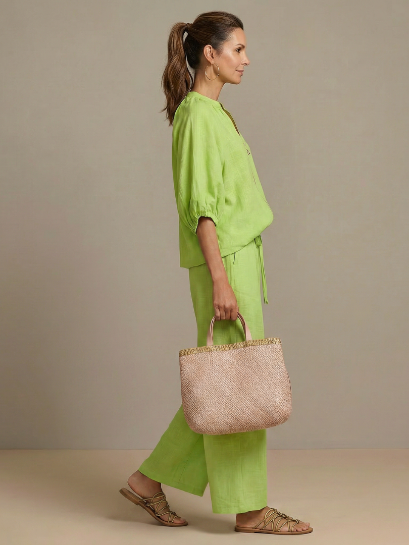 NATALIA | Set with wide-leg pants
