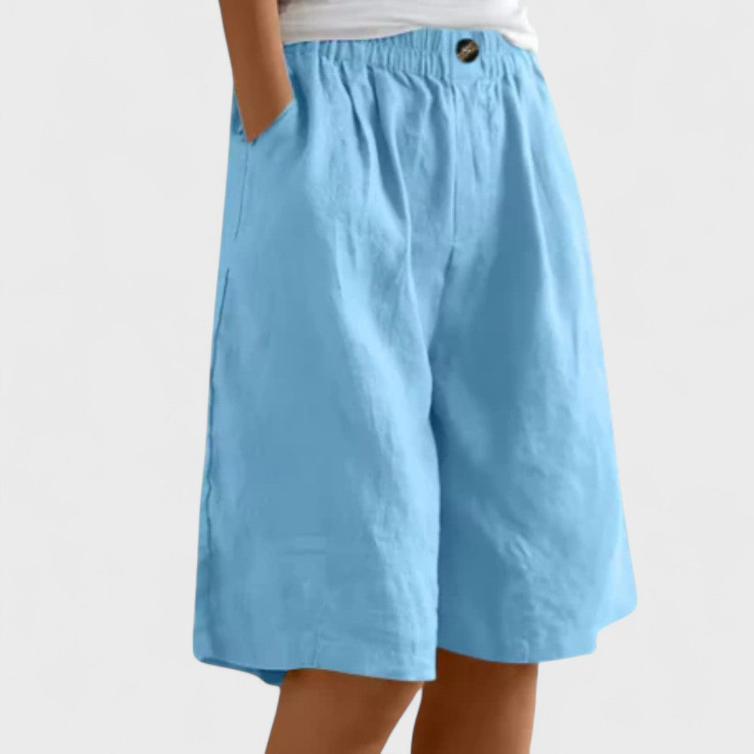 KATY | Soft-touch shorts with relaxed fit