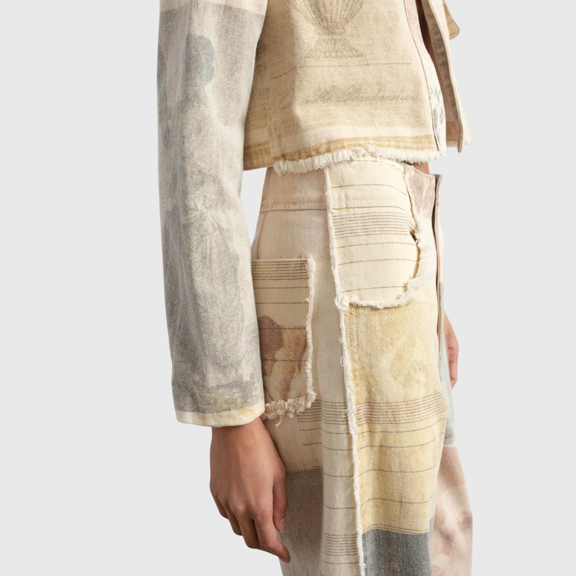 ALMA | Wide-leg pants with raw-cut hem